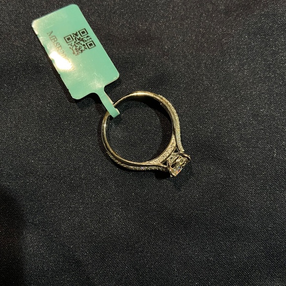 Moissanite Engagement Ring – 4.52 CTW Cushion Cut – 925 Sterling Silver (VVS D) - Picture 4 of 4